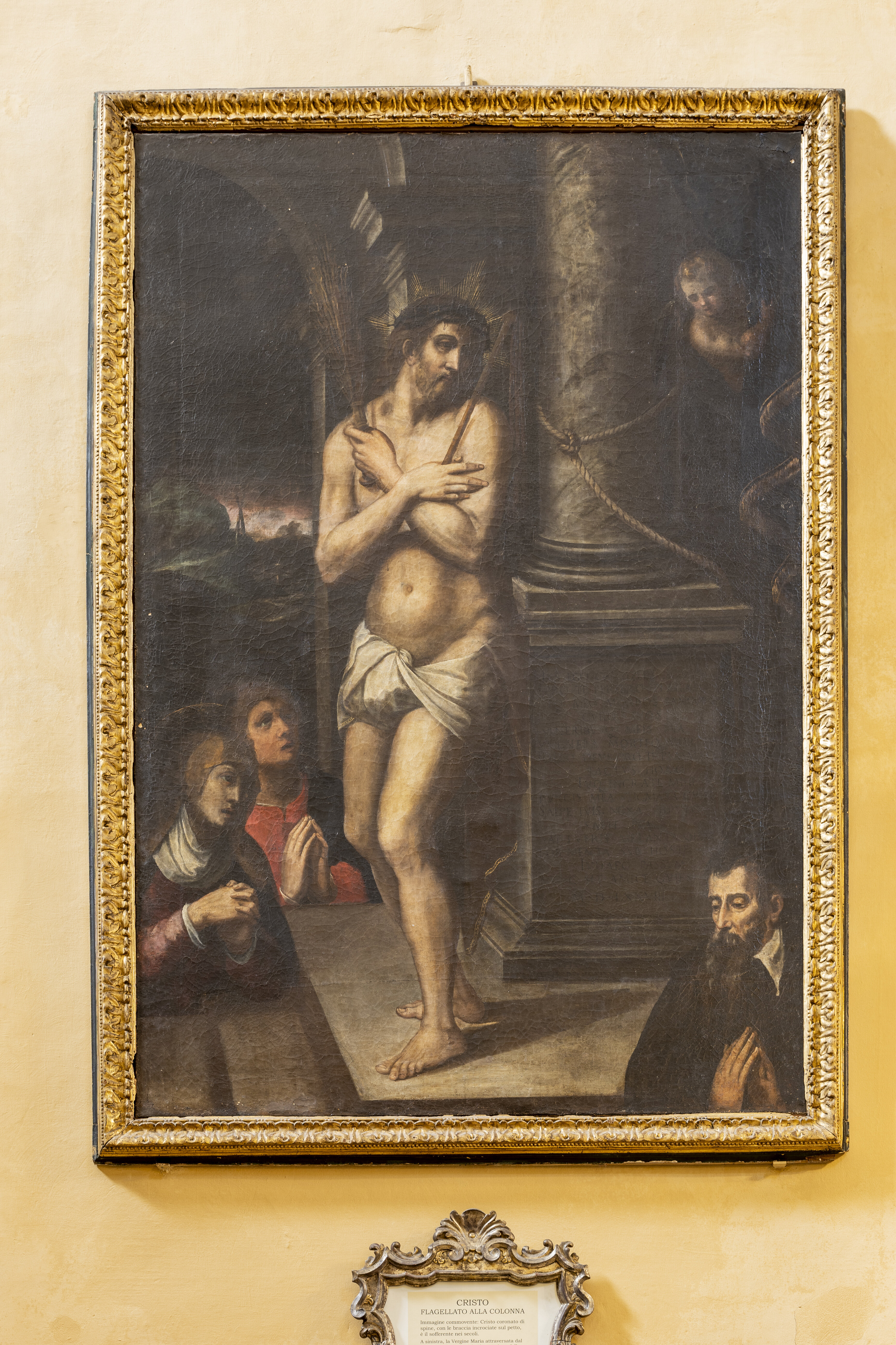 Chrystus przy kolumnie, Dziewica i św. Jan Ewangelista Chrystus przy kolumnie, Dziewica i św. Jan Ewangelista