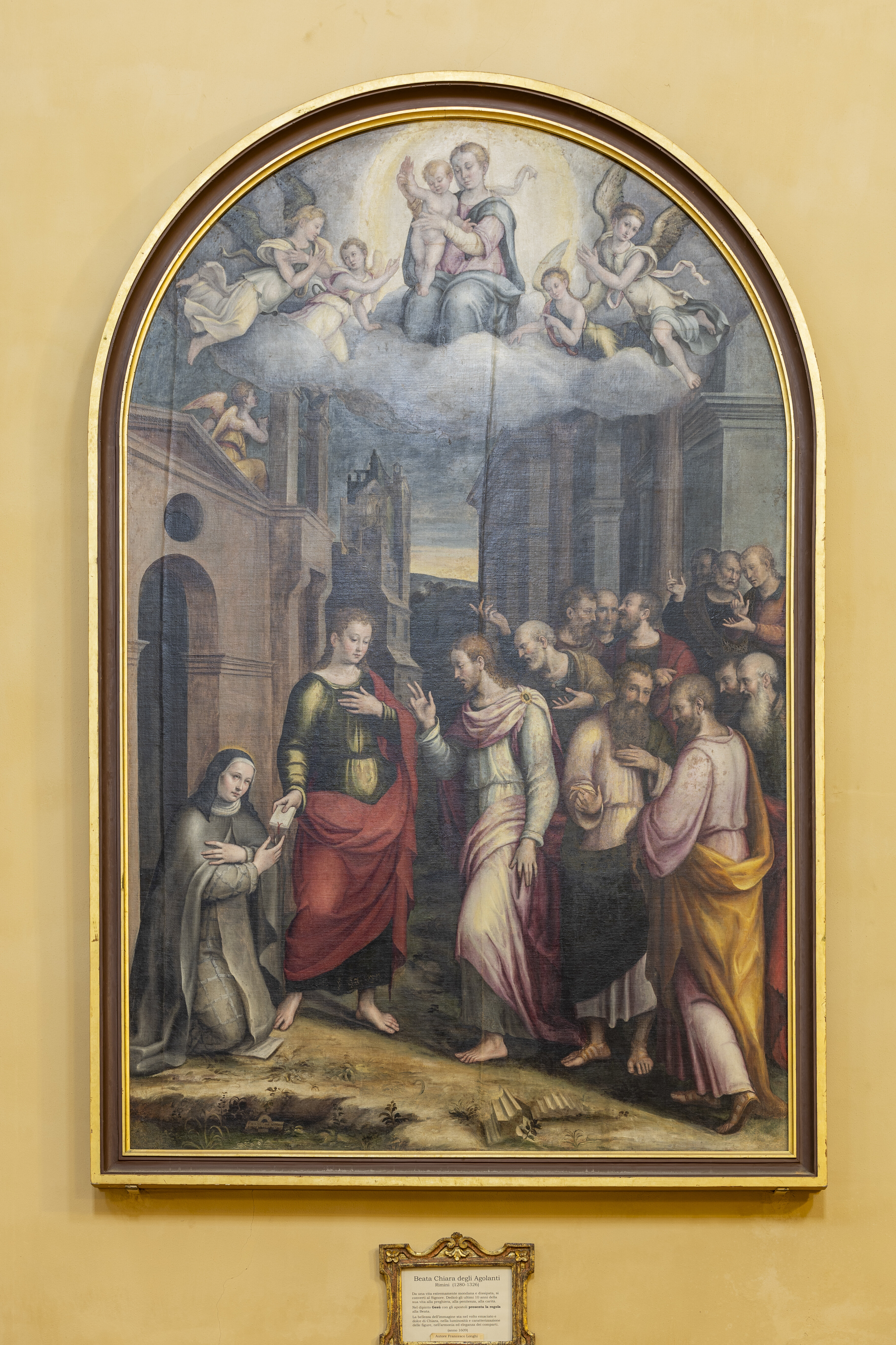 Saint Clare of Rimini Receiving Holy Orders Saint Clare of Rimini Receiving Holy Orders