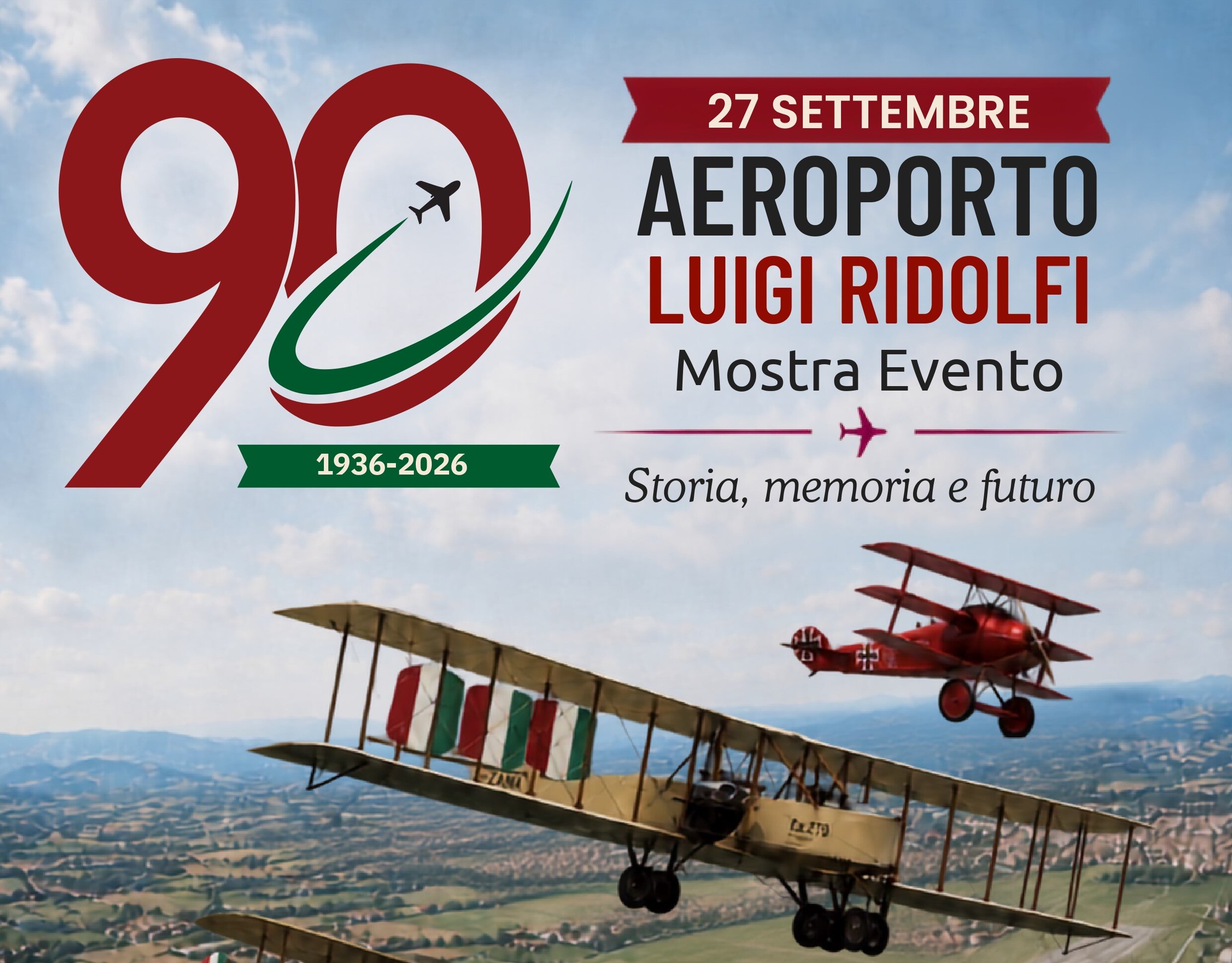 1936-2026. 90 anni dell'Aeroporto di Forlì