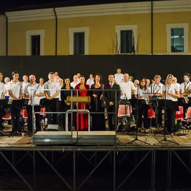Banda in Piazza Garibaldi | © Archivio Banda Città di Cervia