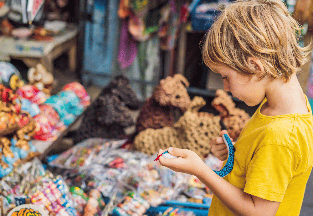 Children's market in Pinarella