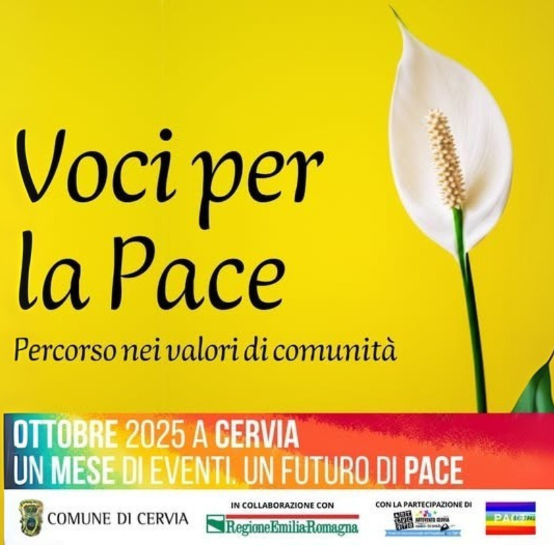 Voci per la pace - manifesto