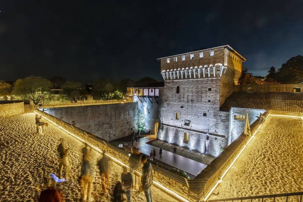 Forlì. La Rocca al chiaro di luna - 29 Luglio