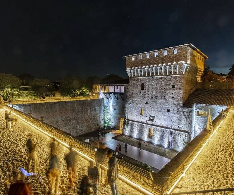 Forlì. La Rocca al chiaro di luna - 29 Luglio