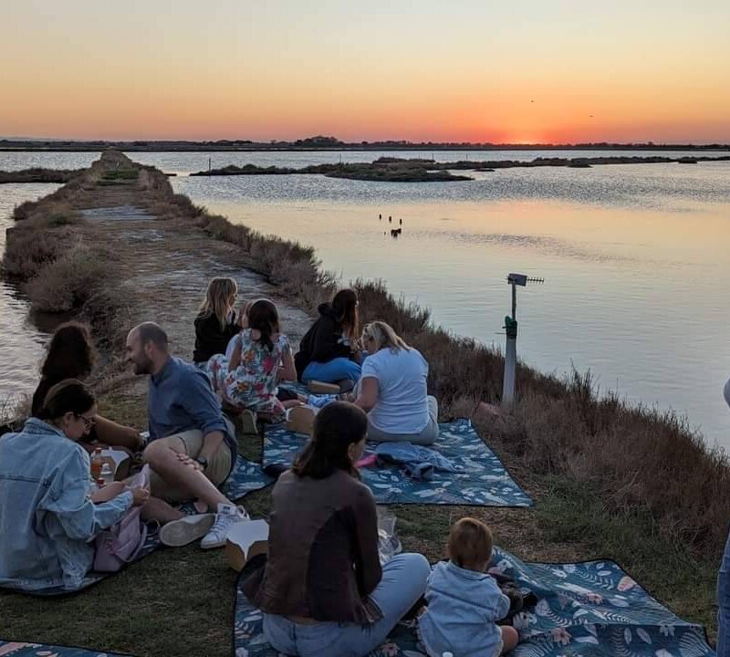 salt pan - bike ride with tasting at sunset